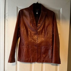 Leather Blazer